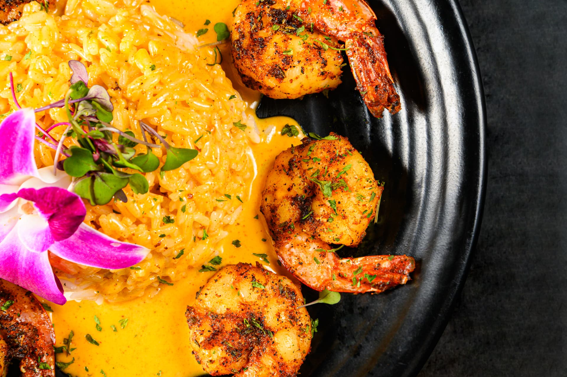 Close-up of Gotti’s Shrimp Delight